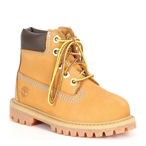 Timberland 6" Premium Leather Waterproof Combat Boots 9 Wheat Nubuck New in Box - Picture 1 of 11